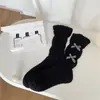 Calcetines de algodón simples y versátiles estilo ballet, estilo JK coreano con lazo de cinta, calcetines de moda para Instagram, calcetines de tubo medio apilables para todas las estaciones para mujer