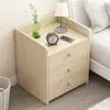 Mesita de Noche Dormitorio Uso en Casa Cajón Mini Bloqueable Armario de Almacenamiento Simple Minimalista para Cama Mesita de Noche para el Hogar Armario de Mesita de Noche para Dormitorio