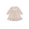 Vestido Floral para Meninas 2025 Outono Estilo Pastoral Infantil Renda Manga Bufante Vestido Princesa Dropshipping