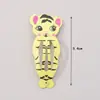Clip para el pelo de metal con diseño de animal de dibujos animados lindo clip para el pelo de fruta clip bb de color clip para el pelo lindo para niños clip para el borde del flequillo