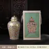 Tarro de té azul y blanco cerámico supergrande de alta calidad para el hogar boutique té negro Pu'er a prueba de humedad sellado tarro de té para despertar tarro universal