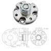 Junta de Alto Torque Límite de 180 grados Amortiguador de Búfer de 360 grados Rotación Unidireccional Amortiguador Giratorio Diámetro Exterior de 35 mm Disco Amortiguación Eje Giratorio