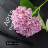 Ramo de una sola flor de hortensia artificial grande para decoración de escenas, decoración de bodas y hoteles, ramo de mano de hortensia, flores secas, flores artificiales