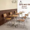 Mesas y Sillas de Moda con Temática Oceánica para Uso Comercial, Adecuadas para Cafeterías, Tiendas de Postres y Té de Leche, Restaurantes, Restaurantes de Fideos y Bares de Snacks