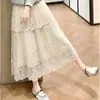 Falda de Ganchillo de Encaje Adelgazante de Diseño 2026 para Mujer, Única y Elegante, Impresionante Falda Larga, Moderna Talla Plus, Adelgazante para Primavera