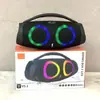 Rede de e-commerce transfronteiriço Live Red ao ar livre portátil Nova BOOMS BOX3 LED Grande Deus da Guerra terceira geração Alto-falante Bluetooth