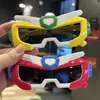 Gafas de Sol Polarizadas para Niños Gafas Robot Gafas Mecha Silicona Cóncavas Autobots Niños Toman Fotos Forma Divertida