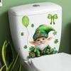 M16062 Adesivos de Parede Decorativos Criativos do Papai Noel Verde para Quarto Sala de Estar Fundo Decoração de Casa Adesivos de Parede Autoadesivos