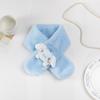 Bufanda de Otoño e Invierno para Niños, Calentador de Cuello de Felpa Lindo de Dibujos Animados, Estilo Coreano para Niñas y Niños, Bufanda para Cuello de Bebé Estilo Año Nuevo