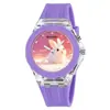 Reloj Momentum de Silicona Luminoso para Escuela Primaria Cuarzo con Manecillas Dibujos Animados Digital para Niños Suministro Transfronterizo Venta al por Mayor