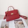 Bolso Elegante de Cuero Genuino 2024 Nuevo Bolso de Mano para Mujer Super Popular Nicho de Alta Gama Casual Versátil Bolso Bandolera para Mujer