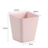 Cubo Pequeño de Plástico Colgante Estante de Almacenamiento para Carrito de Cocina Pegatina Cesta de Almacenamiento para Basura de Escritorio Multifuncional Instalación sin Taladro