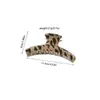 Pinza para el pelo de moda para ir al trabajo pinza de lazo grande con estampado de leopardo retro pinza pinza para el pelo pinza de tiburón pinza para el pelo de niños