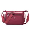 Bolso de hombro multicapa de gran capacidad con diseño de zorro colorido para mujer, bolso de mensajero impermeable para actividades al aire libre, bolso sencillo