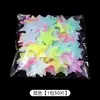 Adesivos de parede 3D tridimensionais de estrela e floco de neve luminosos para decoração de quarto infantil e de adulto, adesivos luminosos para teto de casa, patches fluorescentes