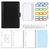 Amazon Transfronterizo Cuaderno de Hojas Sueltas A6 Cuaderno de PU Color Macarrón Planificador de Presupuesto en Efectivo Bloc de Notas de Hojas Sueltas