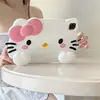Funda Protectora Ipadpro9.7 Air2 Dibujos Animados Ipad56 Funda para Tableta 20178 Retráctil Gato Kt Anticaídas Mini67