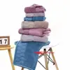 Venta al por mayor de fábrica color sólido fibra de madera adulto toalla grande suave absorbente toalla de cara 35*75 toalla de pareja