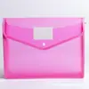 Bolsa para Documentos A4 con Botón de Presión, Bolsa para Archivos de Oficina, Bolsa con Botón, Bolsa Impermeable de Gran Capacidad para Almacenamiento de Exámenes, Se Puede Imprimir con Logo