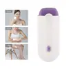 Depiladora con Sensor de Luz Azul para Mujer, Rasuradora Portátil Recargable, Dispositivo Láser Indoloro para Depilación, No Daña la Piel