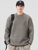 Ropa para Hombre Casa de Arce / Suéter de Punto Pulóver de Cuello Redondo Nuevo Otoño/Invierno Suéter Cardigan Retro Japonés para Hombre Pareja