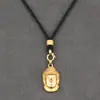 Cordón para Colgante de Amuletos Budistas Thangka, Colgantes Dorados y Colgantes de Jade; Cordón para Collar Sin Nudo para Hombres, Estilo Grueso