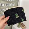 Monedero pequeño Ins con estampado de lápiz labial, bolsa cosmética, bolsa menstrual para niñas, mini almacenamiento, tela, cremallera, bolsa cosmética