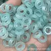 Transmisión en vivo del fabricante de material de celestita de cuarcita, cuentas sueltas de bobina de 13 mm para base de hielo, cuentas redondas de piedra para joyería DIY al por mayor