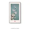 Nueva Pintura Decorativa Estilo Chino para Vestíbulo Pasillo Vertical Moderna Simple Colgante para Pasillo Mural de Pared con Control de Luz y Sonido