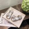 Sapatos de Princesa para Bebê Menina Sandálias Casuais com Laço Lançamento Primavera 2025 Sandálias Pequenas para Meninas