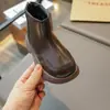 Botas para Niña 2026 Otoño/Invierno Nuevas Botas Martin Infantiles con Forro de Felpa, Botines Estilo Coreano de Princesa para Niños Mayores