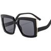 Nuevas Gafas de Sol Personalizadas de Marco Cuadrado Grande para Mujer M6162 Europeas y Americanas Coloridas Decorativas para Dar Forma al Rostro