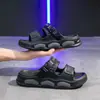 Sandalias Chanclas de EVA para Hombre Verano Nuevo Estilo Exteriores Antideslizantes Doble Uso para Vadear Conducir Casual Zapatos de Playa para Hombre Verano