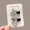 2025 Nuevo Clip para Flequillo de Niña Pinza para el Cabello Linda Accesorios para el Cabello de Escuela Primaria Estrella de Cinco Puntas Clip Lateral Tocado Venta al por Mayor