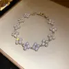 Pulsera Rota Estrella Qingyu~Estilo Coreano Minimalista Degradado de Circonita, Sensación de Lujo Ligero de Alta Gama, Joyería de Mano Exquisita Versátil
