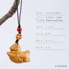 Cadena para Teléfono Móvil con Borla Colgante Caballo del Zodiaco de Madera de Durazno Sándalo Verde Llavero para Hacerse Rico Rápido Encanto de Bolsa de Buena Suerte Año del Caballo