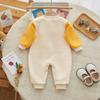 Mono de bebé otoño e invierno ropa gruesa para recién nacidos ropa de bebé niño con forro polar de invierno ropa de bebé tigre