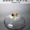 Juego de Té Semiacuático de Vidrio para Hombre Perezoso Fabricante de Té Kung Fu Tetera Taza Lámpara de Palacio Celebridad de Internet Fabricante de Té para el Hogar