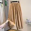 Pantalones Cropped de Algodón Bordado Estilo Linterna para Mujer, Pantalones Casuales de Verano Vintage de Cintura Alta, Pantalones Cropped de Pierna Ancha Holgados Adelgazantes, Delgados