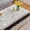 Funda para Mesa de Centro Mantel Rectangular Impermeable y a Prueba de Aceite Cubierta Antipolvo sin Lavado Elegante Cubierta para Mueble de TV Mantel para Mesa de Comedor Mantel para el Hogar