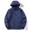 Jaqueta outdoor para primavera, outono e inverno, casaco 3 em 1 unissex, marca moderna, à prova de vento e à prova d'água, modelo novo para caminhada e montanhismo, masculino