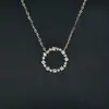 Colar com laço feminino microcravejado Hao luz luxo corrente clavícula nicho moda joias de alta qualidade atacado