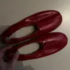 Versión de piel de oveja ~ Zapatos planos para mujer, ligeros, versátiles, de punta redonda, piel suave, con lazo, slip-on, cómodos y no cansan, tipo zapato de abuela