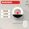 Lámpara de noche con control remoto, lámpara de ambiente, lámpara de ambiente para dormitorio, lámpara LED con sentido avanzado, luz nocturna enchufable para dormir con interruptor