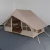 Tienda de campaña inflable plana de 6.3 m, cubierta exterior impermeable, no necesita montaje, tienda con forma de casa impermeable de apertura rápida para uso en exteriores (Tienda de campaña no incluida)