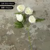 Buquê de Flores Artificiais Peônia Moderno Minimalista de 4 Cabeças Decoração de Casa Arranjo de Flores Artificiais Casamento Hotel Peônia Atacado