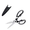 Tijeras de Cocina de Acero Inoxidable Tijeras para Alimentos Tijeras Potentes para Huesos de Pollo Tijeras Multifuncionales Afiladas para Carne Barbacoa Hogar Tijeras Panda
