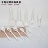 Directo de fábrica silicona utensilios de cocina cocina 10 piezas espátula cuchara de sopa cocina multifuncional cocina espátula de silicona traje