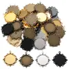 Diámetro Interior de 30 mm Aleación de Gema del Tiempo Base Redonda para Encaje Joyería DIY Pulsera Collar Accesorios Colgante C58