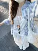 Camisa a Cuadros Amarilla Retro Americana Nueva Primavera 2026 para Mujer, Diseño Único, Corte Holgado, Chaqueta Camisa Exterior